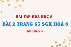 Bài 2 trang 65 SGK Hóa 8: Mol, Khối lượng mol, Thể tích mol